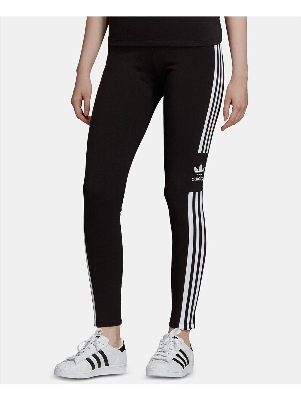 Adidas Womens Adicolor Trefoil Full Length Leggings Size XS